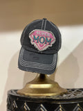 Grey Super Mom Baseball cap