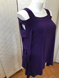 Top with cut out sleeve