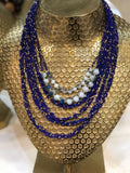 Blue Beaded Necklace