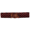 Red & Black Beaded Belt