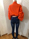 Stretch Denim Leggings with Rhinestones
