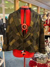 Yellow and Black Print Jacket