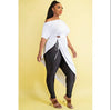 White Asymmetrical Drawstring Top