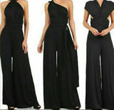 Black Multi Wrap Jumpsuit