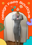 Heather Grey 2pc dress and top