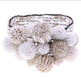 White Ball Beaded Bracelet