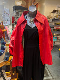 Red Leather Shirt