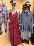 Pink and Black Leopard Print Dress