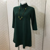 Dark Green A-Line Dress